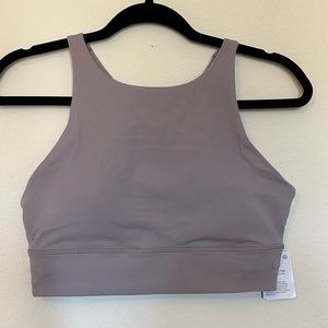 Lululemon Energy High-Neck Longline Tough Bra 
Medium Support, B–D Cups—Size 10